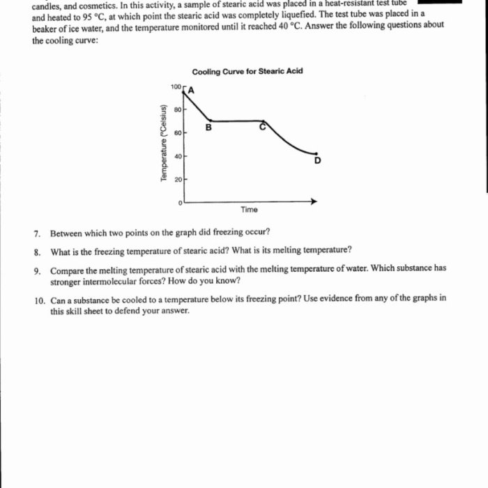 Heating cooling curve worksheet answer key