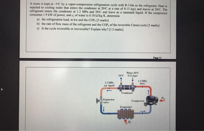 The heat removed from the refrigerant by the condenser is